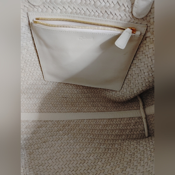 MadewellTransport E/W Woven Tote Color:Alabaster - Picture 8 of 9